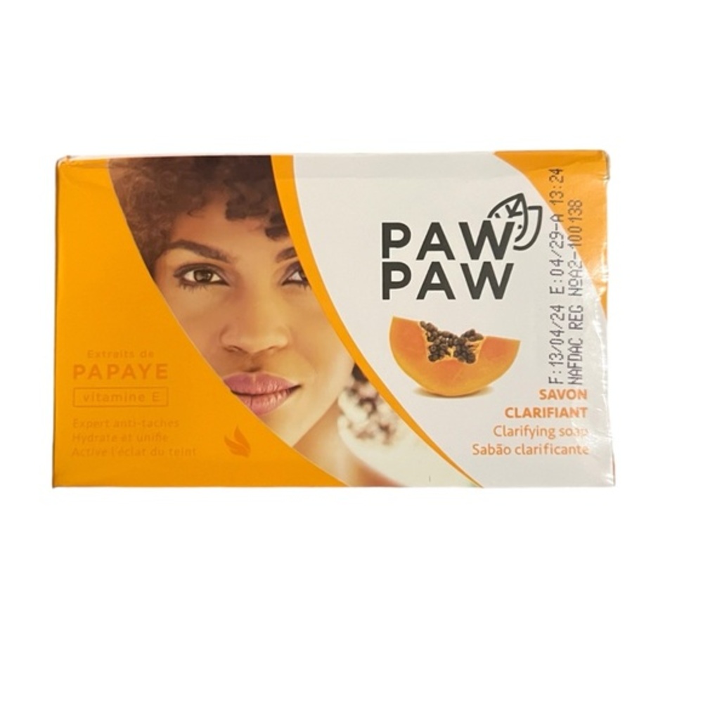 Paw Paw Papaya Skin Clarifying Skin Brightening  Lotion Soap Bar 180 g